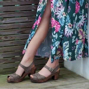 Lotta From Stockholm peep toe Clogs